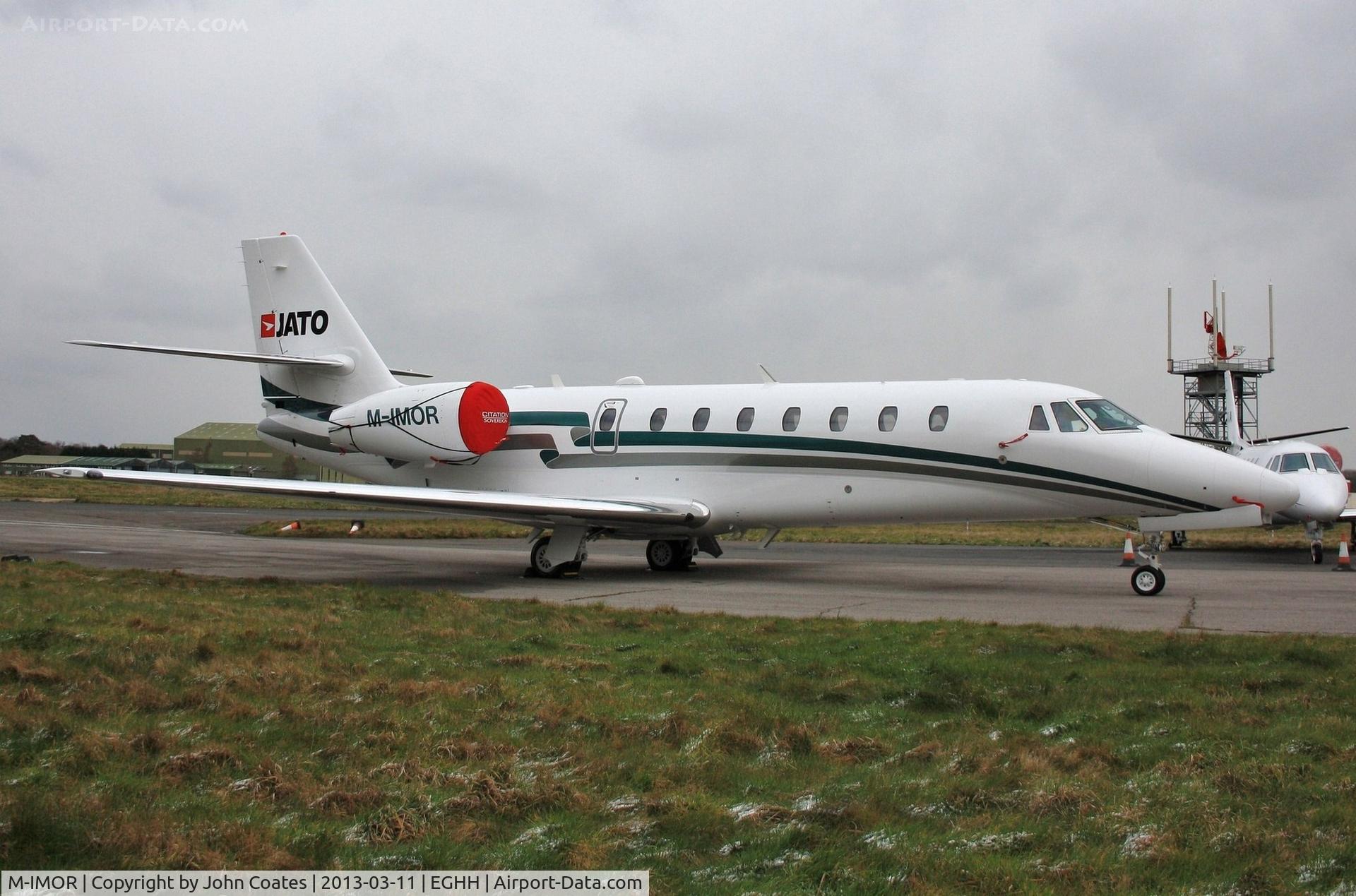 M-IMOR, 2015 Cessna 680 Citation Sovereign C/N 680-0346, Parked at CSE East
