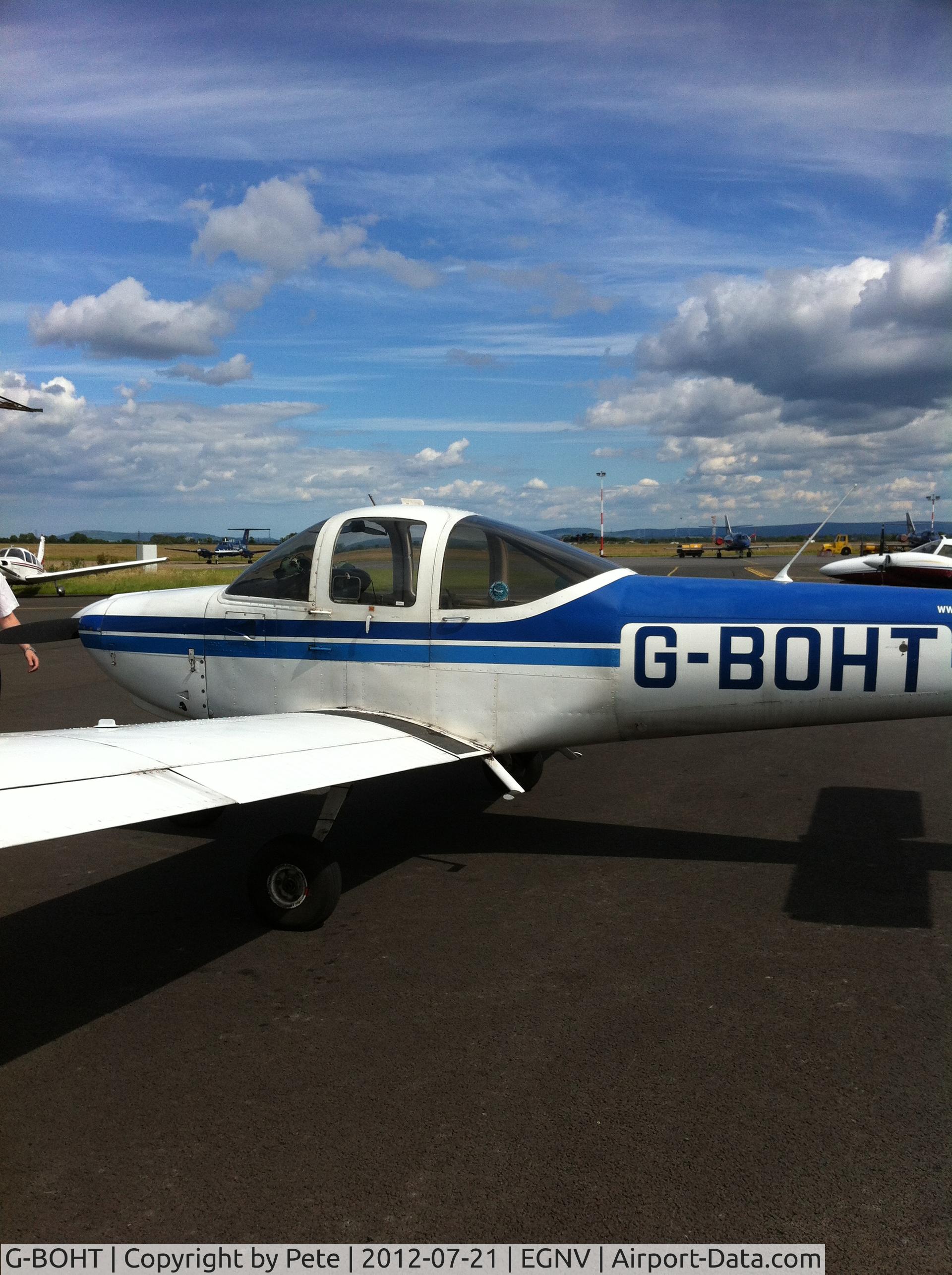 G-BOHT, 1979 Piper PA-38-112 Tomahawk Tomahawk C/N 38-79A1079, @Durham Tees Valley