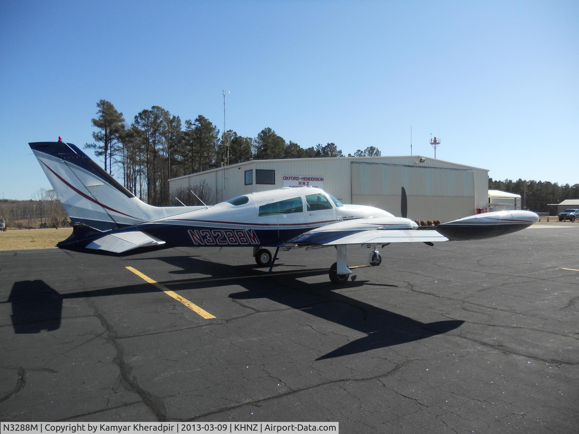 N3288M, 1980 Cessna T310R C/N 310R1895, Airport terminal in the background.