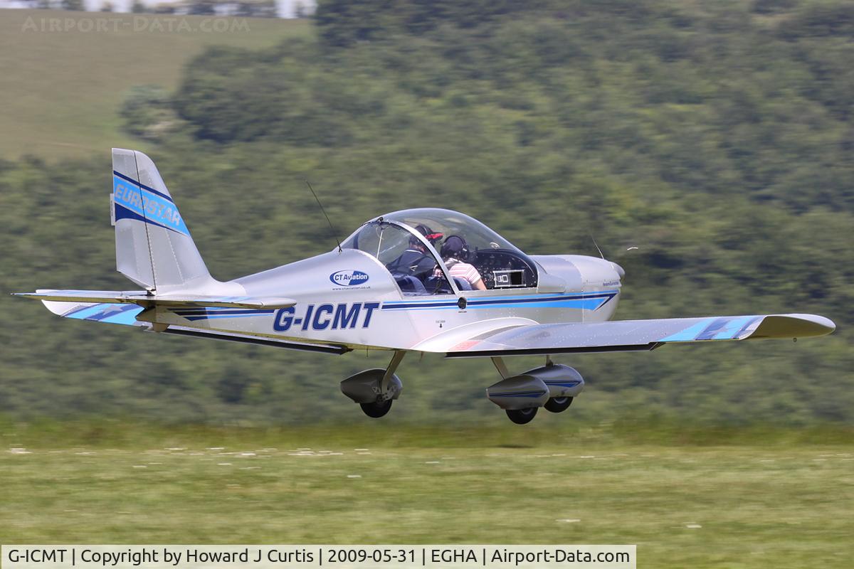 G-ICMT, 2006 Aerotechnik EV-97 Eurostar C/N PFA 315-14598, Privately owned.