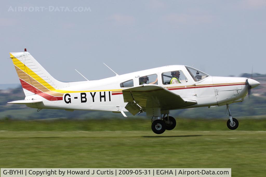 G-BYHI, 1980 Piper PA-28-161 Warrior II C/N 28-8116084, Privately owned.