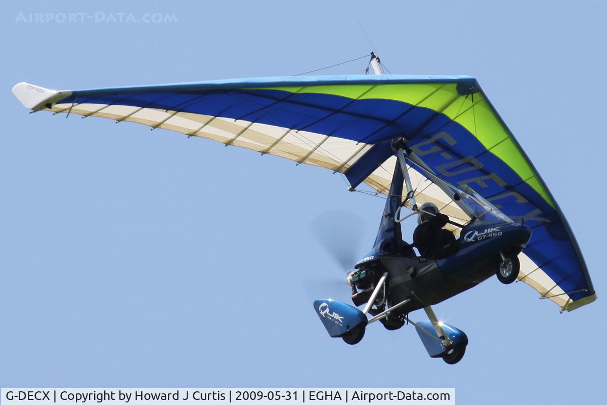 G-DECX, 2007 P&M Aviation Quik GT450 C/N 8263, Privately owned.
