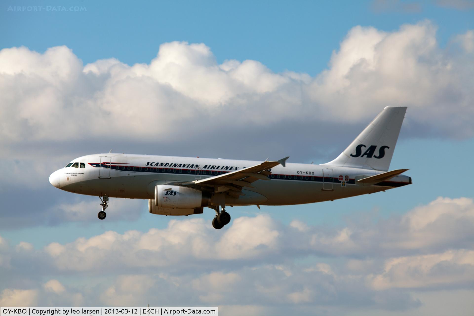 OY-KBO, 2006 Airbus A319-131 C/N 2850, Copenhagen Kastrup 12.3.13