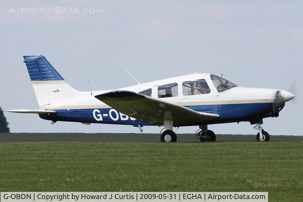 G-OBDN, 2003 Piper PA-28-161 C/N 2842177, Privately owned.