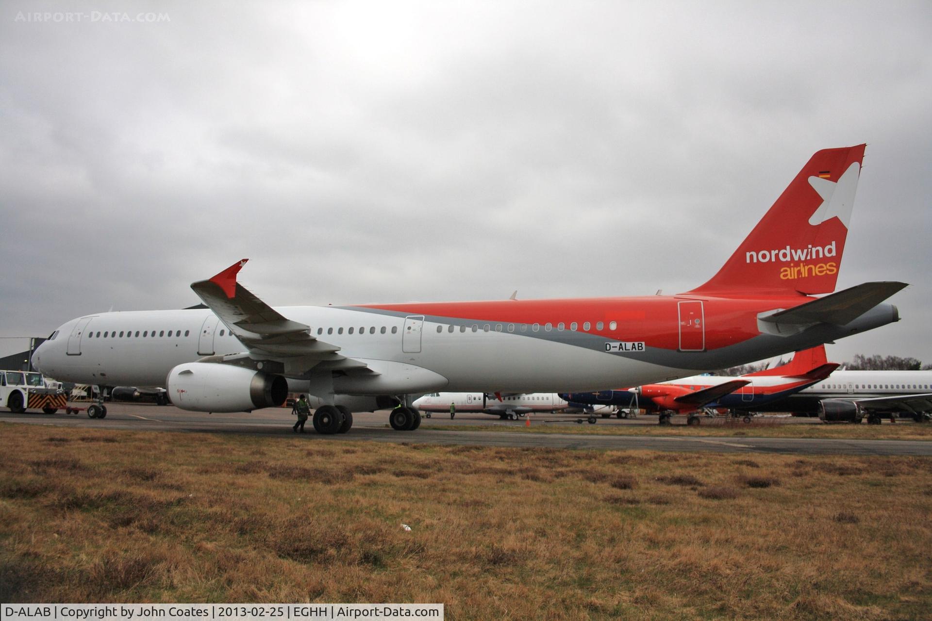 D-ALAB, 2002 Airbus A321-231 C/N 1843, Being pushed back after respray