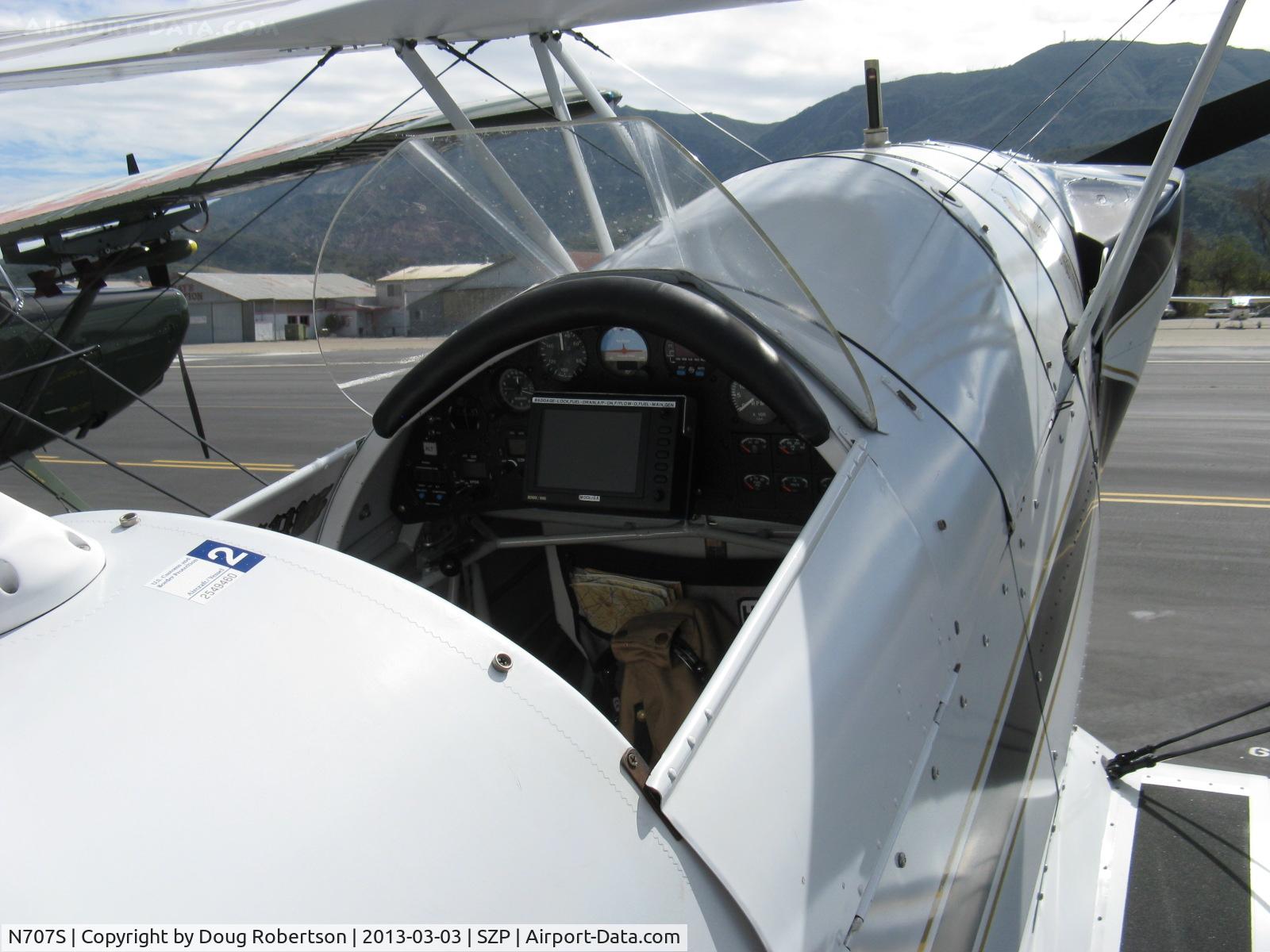 N707S, 1947 Bucker Bu-131 Jungmann C/N 211, 1947 Slovak Aero Praha G-104 Bucker JUNGMANN rebuild, Lycoming IO-360 A&C 200 Hp upgrade, Autopilot, cockpit panel
