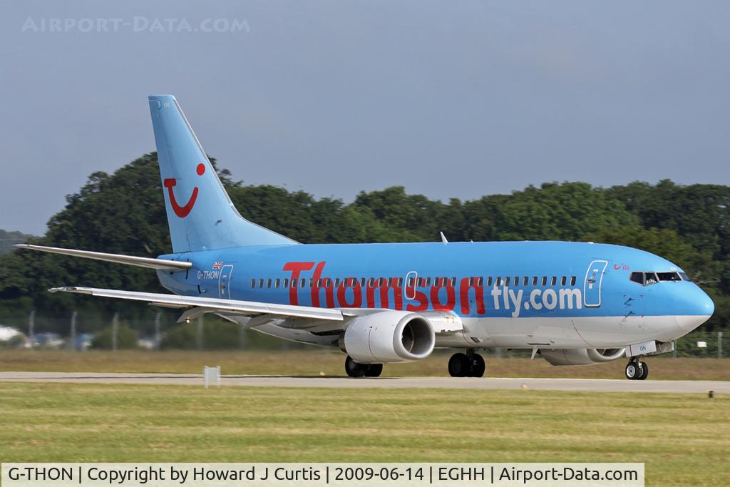 G-THON, 1999 Boeing 737-36N C/N 28596, Thomsonfly.com titles