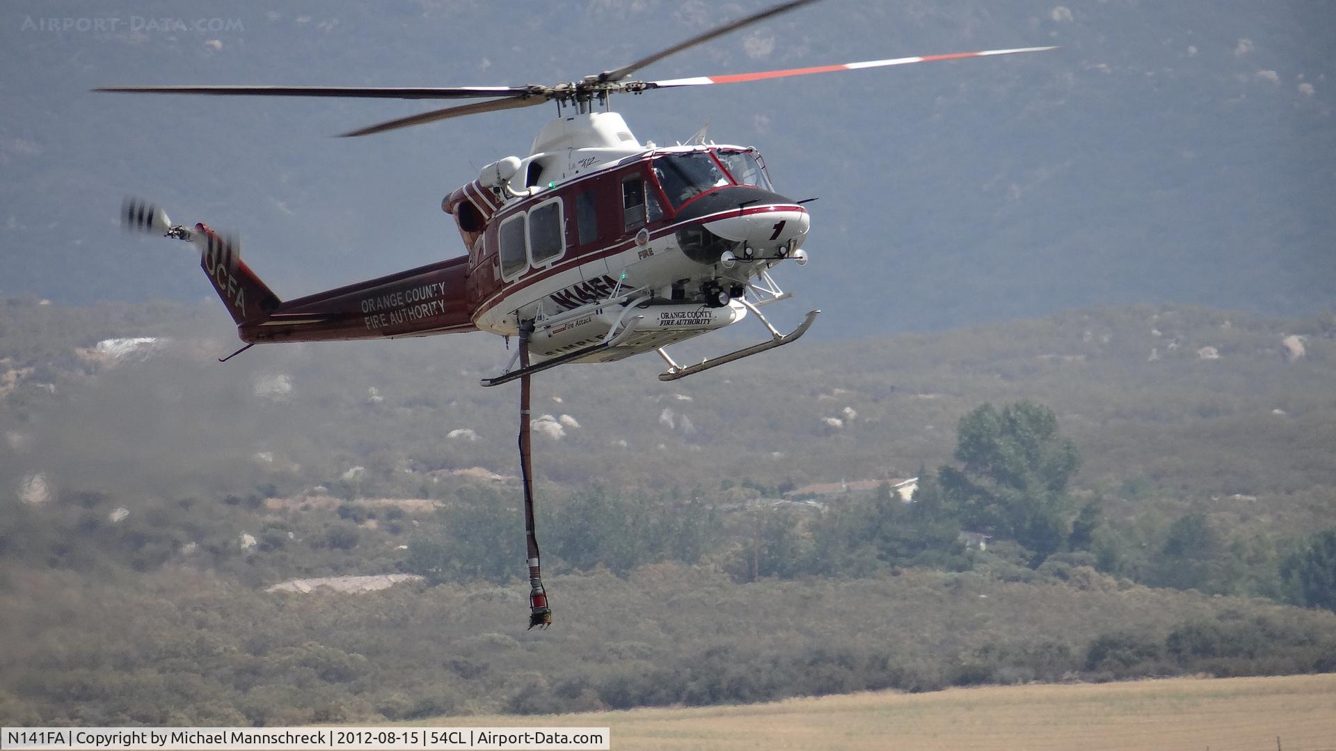 N141FA, 2008 Bell 412EP C/N 36484, orange county Fire authority