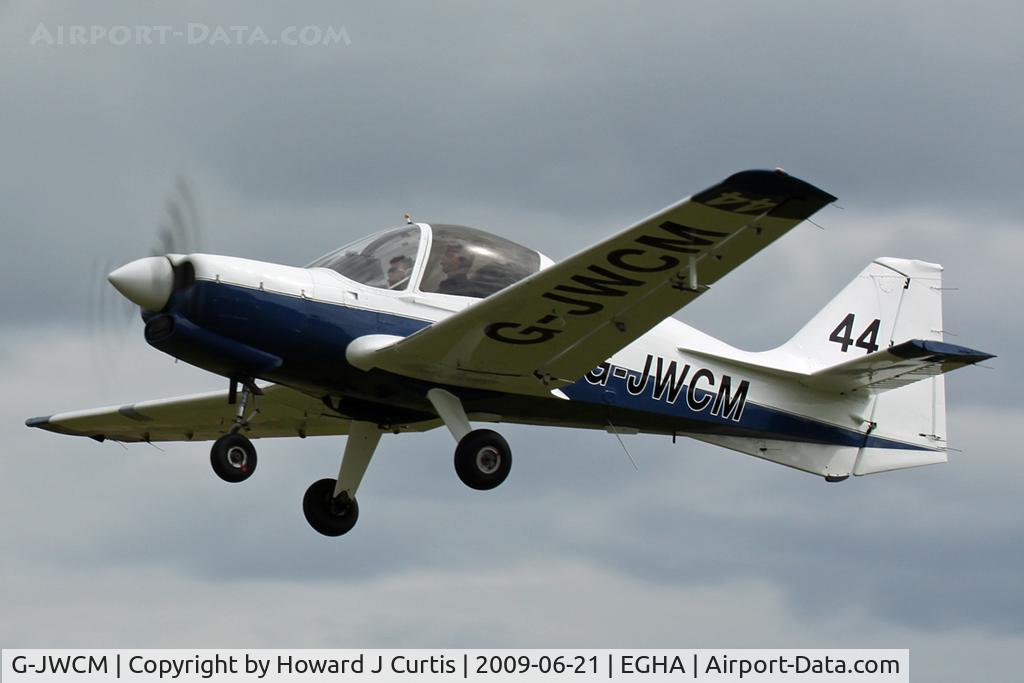 G-JWCM, 1980 Scottish Aviation Bulldog Series 120 Model 1210 C/N BH120/408, At the Dorset Air Races. Privately owned. Race code: 44.
