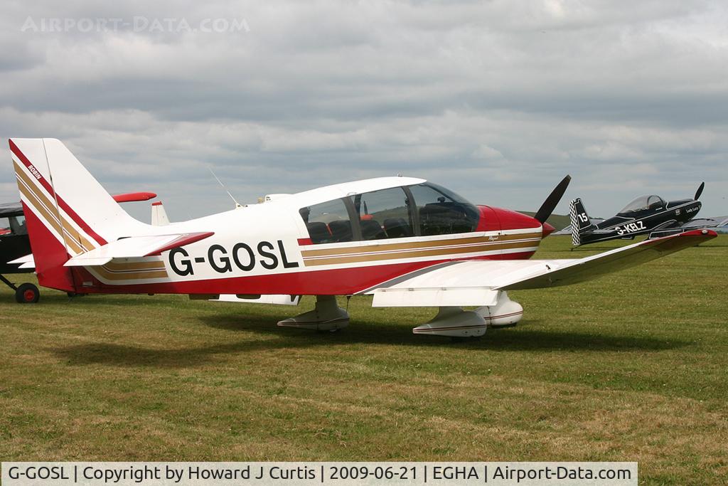 G-GOSL, 1990 Robin DR-400-180 Regent Regent C/N 1974, Privately owned.