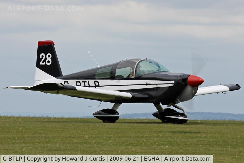 G-BTLP, 1977 Grumman American AA-1C Lynx C/N AA1C-0109, At the Dorset Air Races. Privately owned. Race code: 28.
