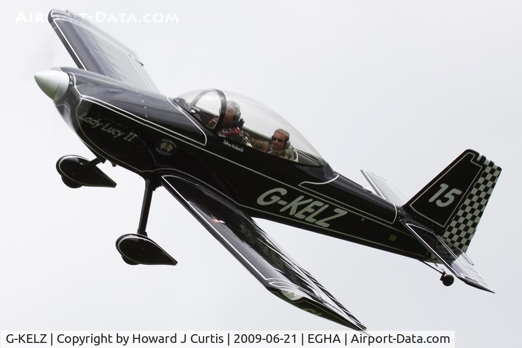G-KELZ, 2003 Vans RV-8 C/N PFA 303-13665, At the Dorset Air Races. Privately owned. Race code: 15. 'Lady Lucy II'.