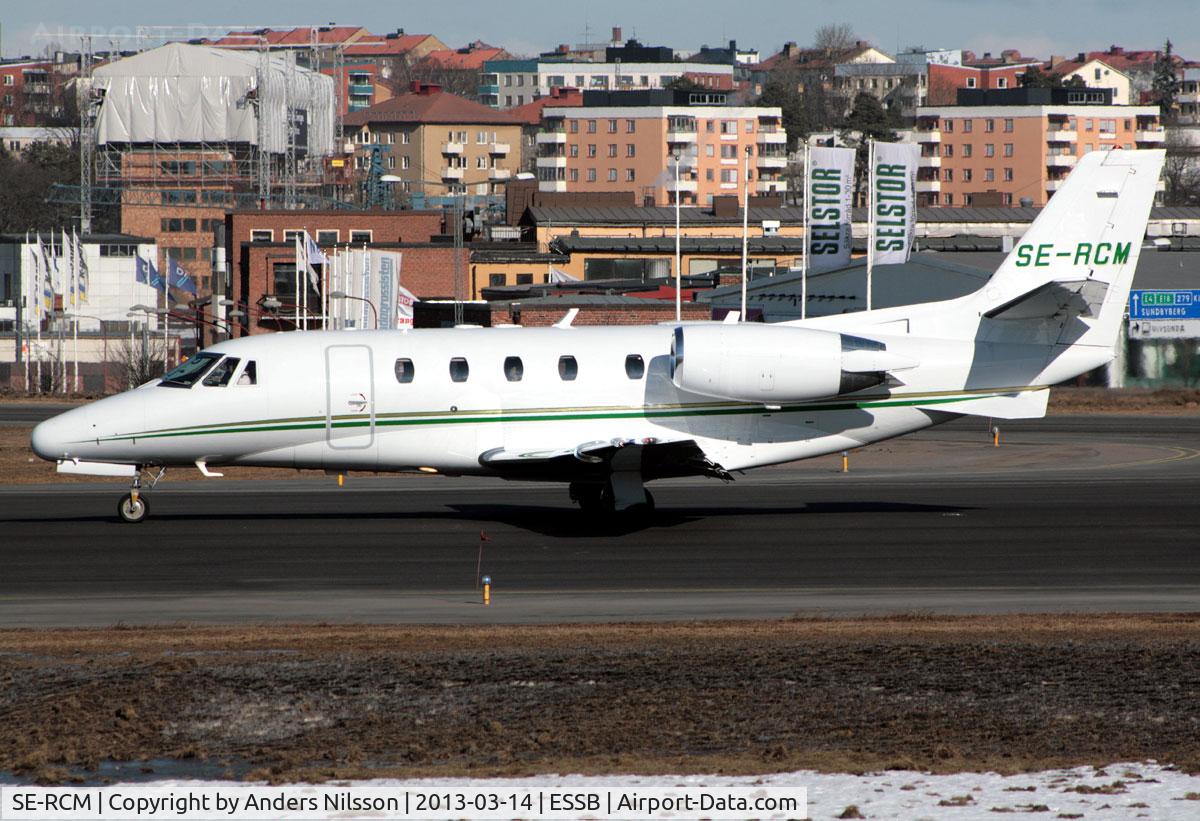 SE-RCM, 2006 Cessna 560XLS Citation Excel C/N 560-5624, Departing runway 30.