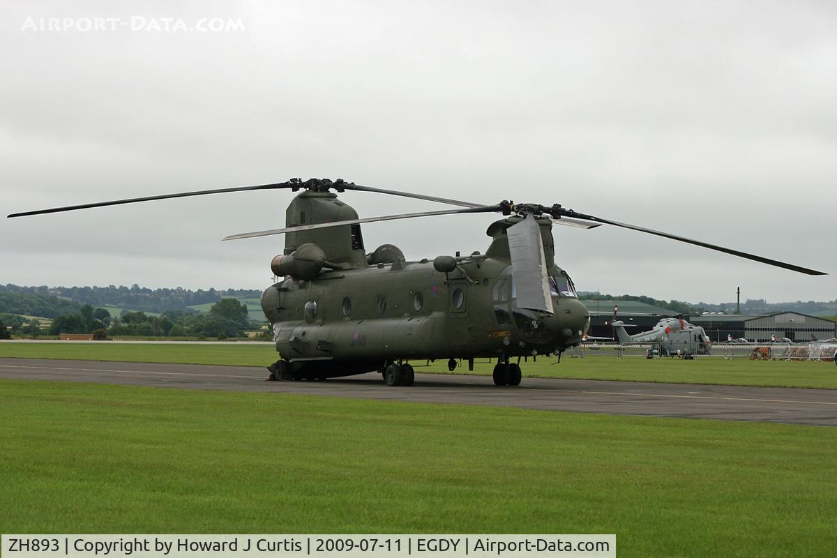 ZH893, Boeing Vertol Chinook HC.2A C/N M4456, At the Air Day. Royal Air Force.