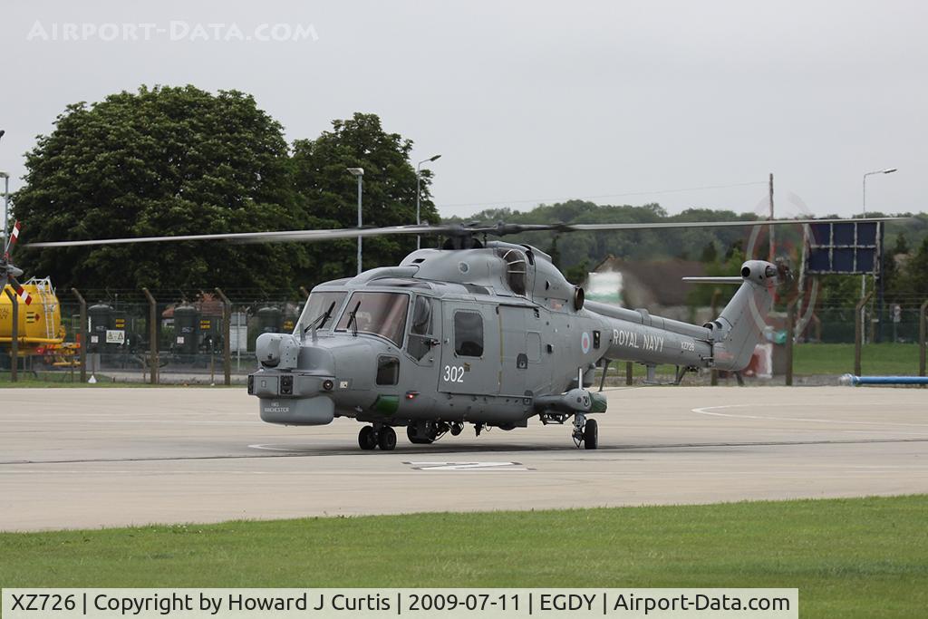 XZ726, 1980 Westland Lynx HMA.8SRU C/N 195, At the Air Day. 302/Manchester Flt/815 NAS.