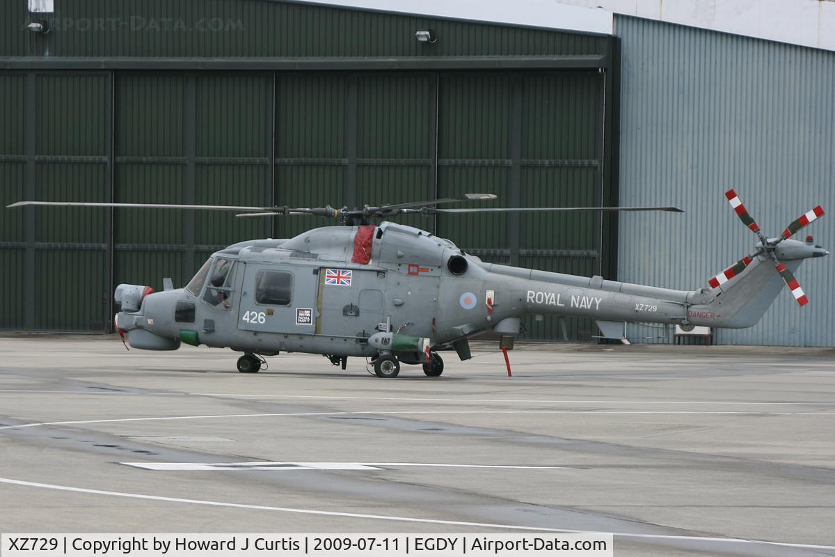 XZ729, Westland Lynx HMA.8DSP C/N 202, At the Air Day. 426/Portland Flt/815 NAS.