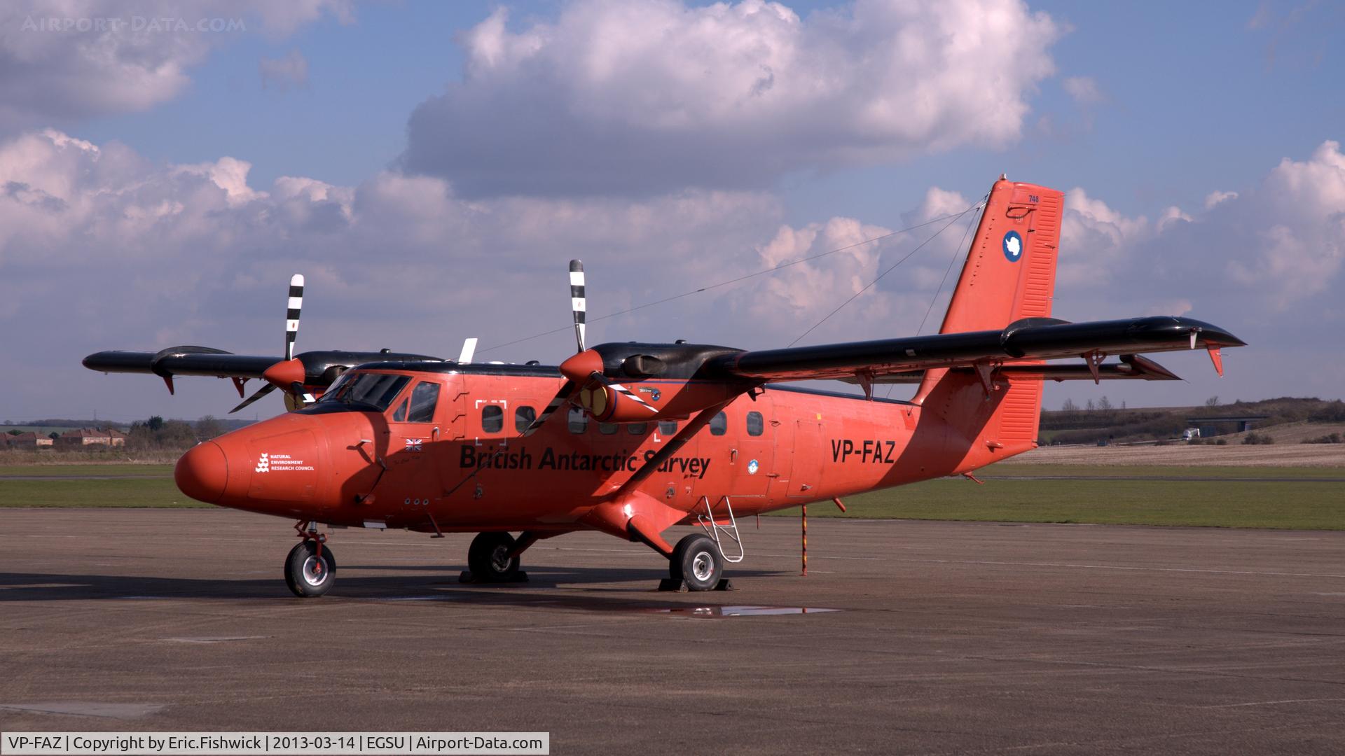 VP-FAZ, 1981 De Havilland Canada DHC-6-300 Twin Otter C/N 748, 1. 'Ice Cold Katy' visiting Duxford Airfield.