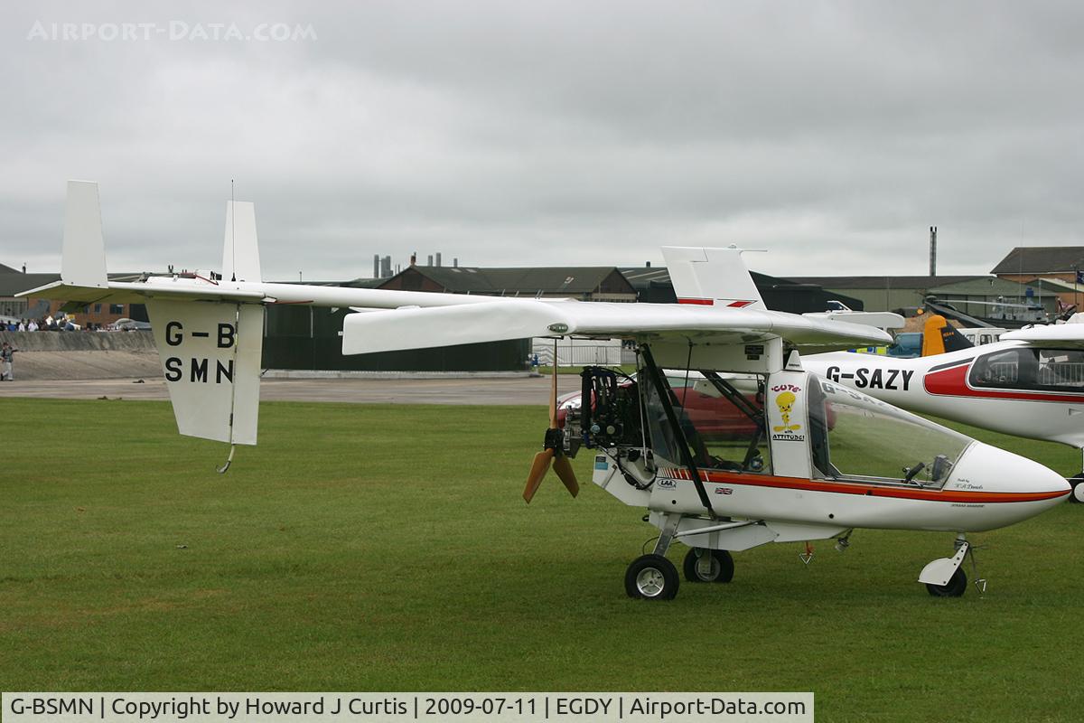 G-BSMN, 1990 CFM Streak Shadow C/N PFA 161-11656, At the Air Day. Privately owned.