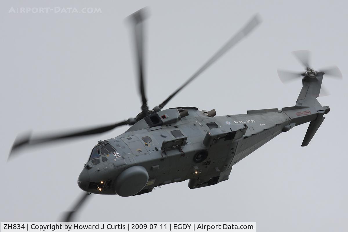 ZH834, AgustaWestland EH-101 Merlin HM.1 C/N 50065/RN14, At the Air Day.