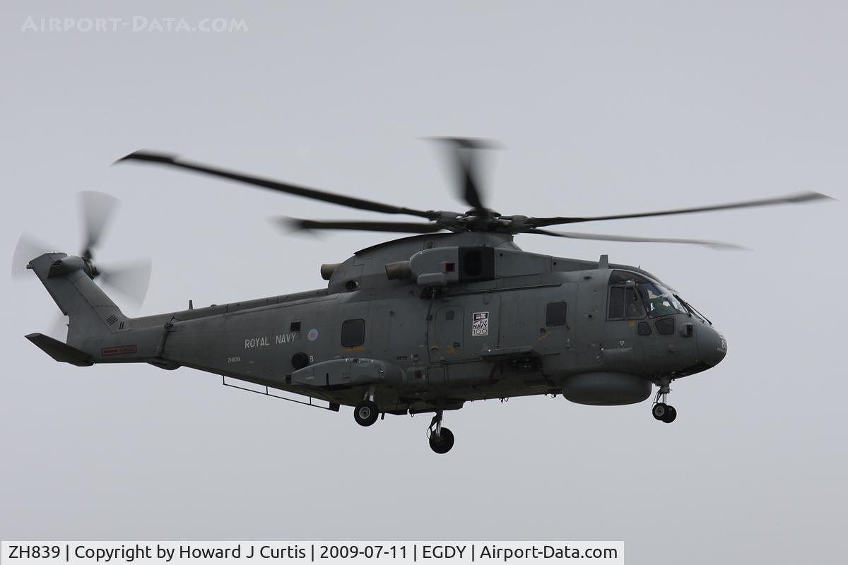 ZH839, 1999 AgustaWestland EH-101 Merlin HM.1 C/N 50081/RN19, At the Air Day. Coded 83.