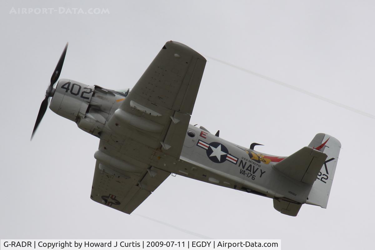 G-RADR, 1948 Douglas A-1D Skyraider (AD-4NA) C/N 7722, At the Air Day.