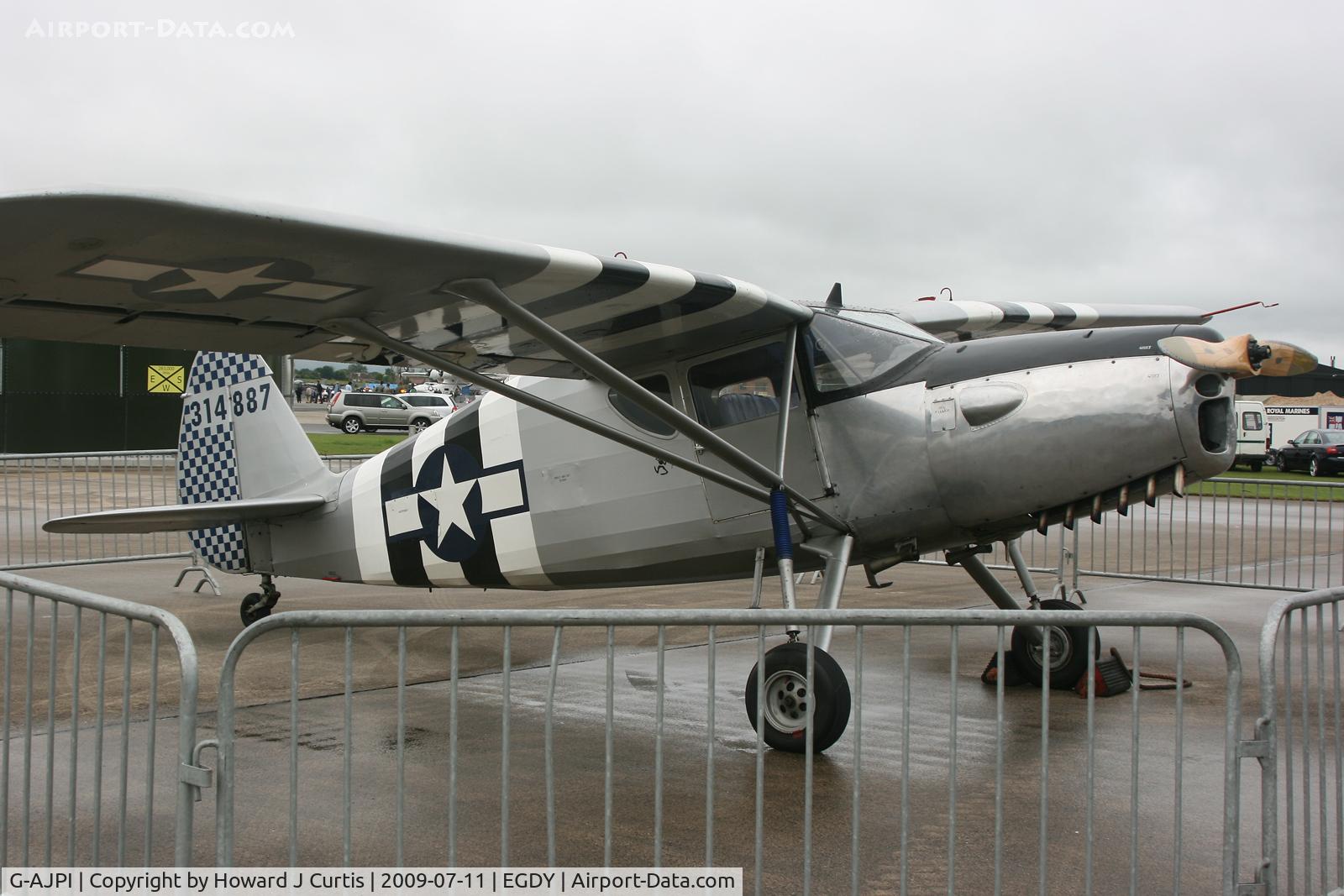 G-AJPI, 1943 Fairchild UC-61A Argus II (24W-41A ) C/N 851, At the Air Day. Painted as 314887.