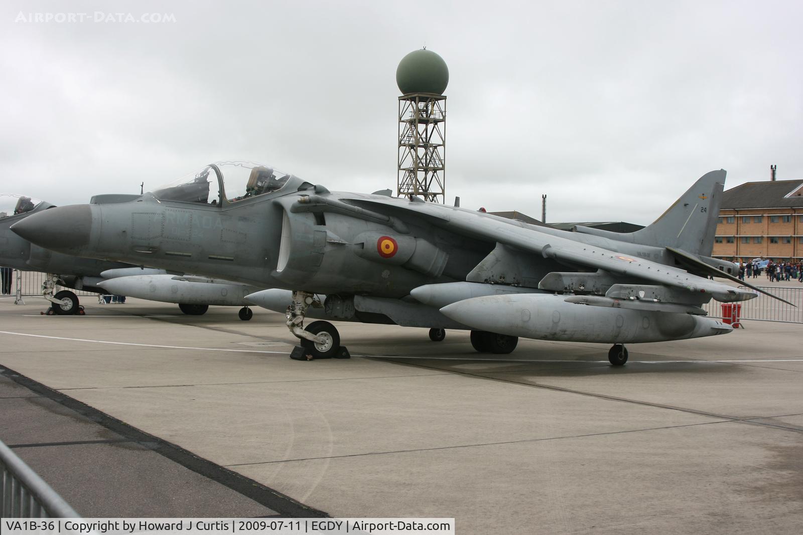 VA1B-36, McDonnell Douglas EAV-8B+ Matador II C/N SR2, At the Air Day. 01-924, ex EAV-8B VA1A-16, converted to EAV-8B+ standard.