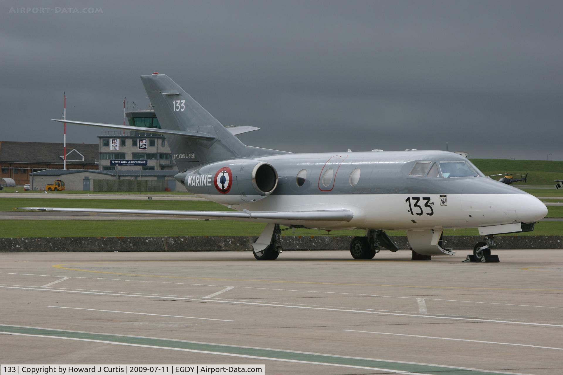 133, 1978 Dassault Falcon 10MER C/N 133, At the Air Day.