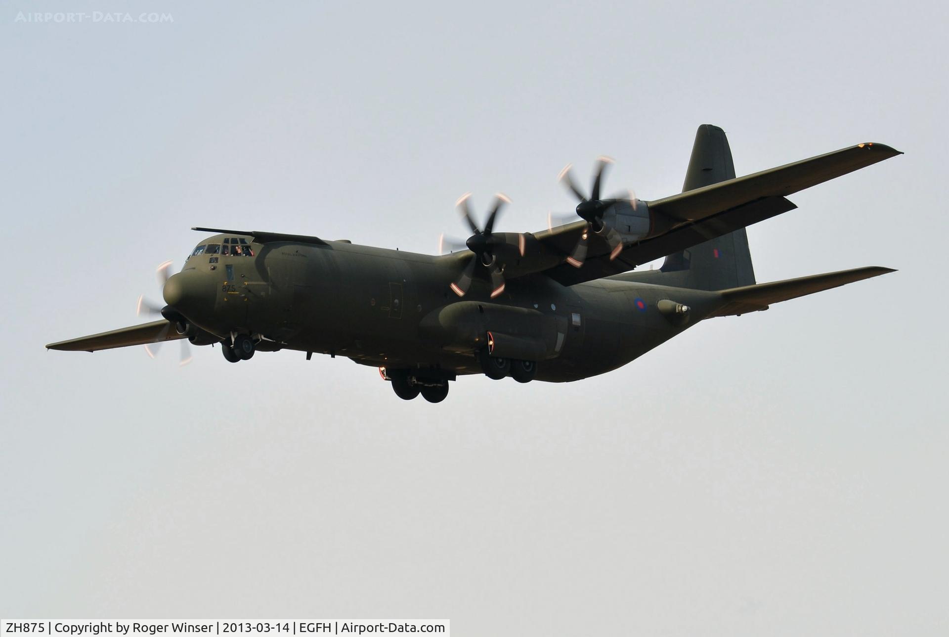 ZH875, 1998 Lockheed Martin C-130J-30 Super Hercules C4 C/N 382-5459, Runway 22 overshoot by RAF Hercules C.4 coded 875 of the Brize Norton Transport Wing.