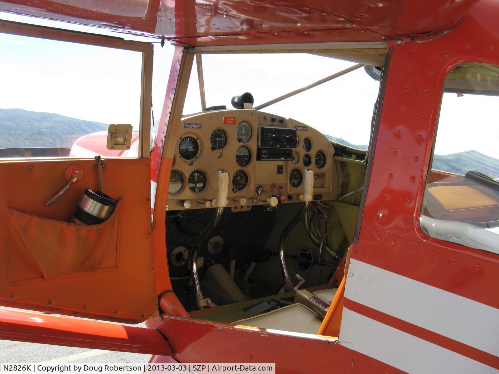 N2826K, 1947 Luscombe 8E Silvaire C/N 5553, 1947 Luscombe 8E SILVAIRE 'Herbie Two', Continental C85 85 Hp, panel