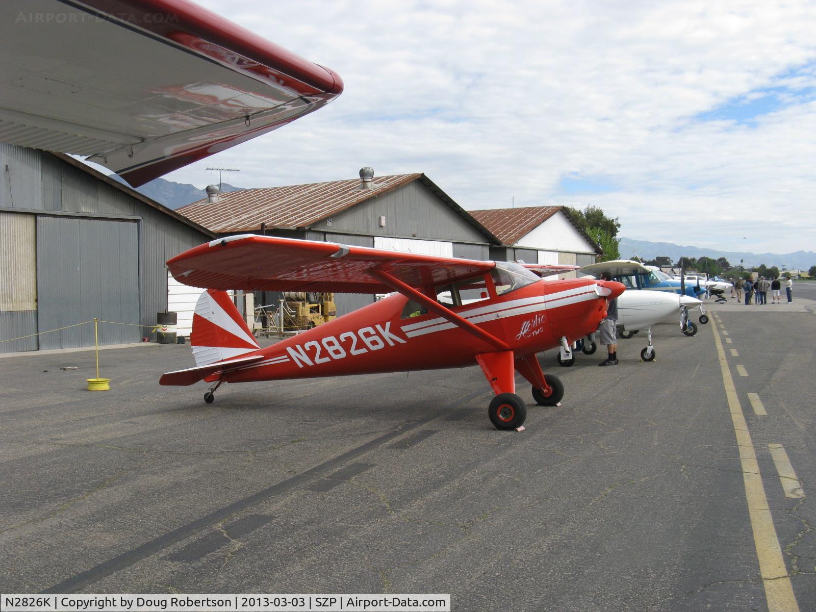N2826K, 1947 Luscombe 8E Silvaire C/N 5553, 1947 Luscombe 8E SILVAIRE 'Herbie Two', Continental C85 85 Hp