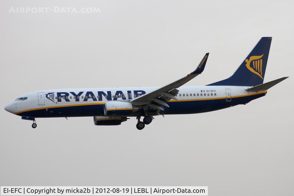 EI-EFC, 2009 Boeing 737-8AS C/N 35015, Landing