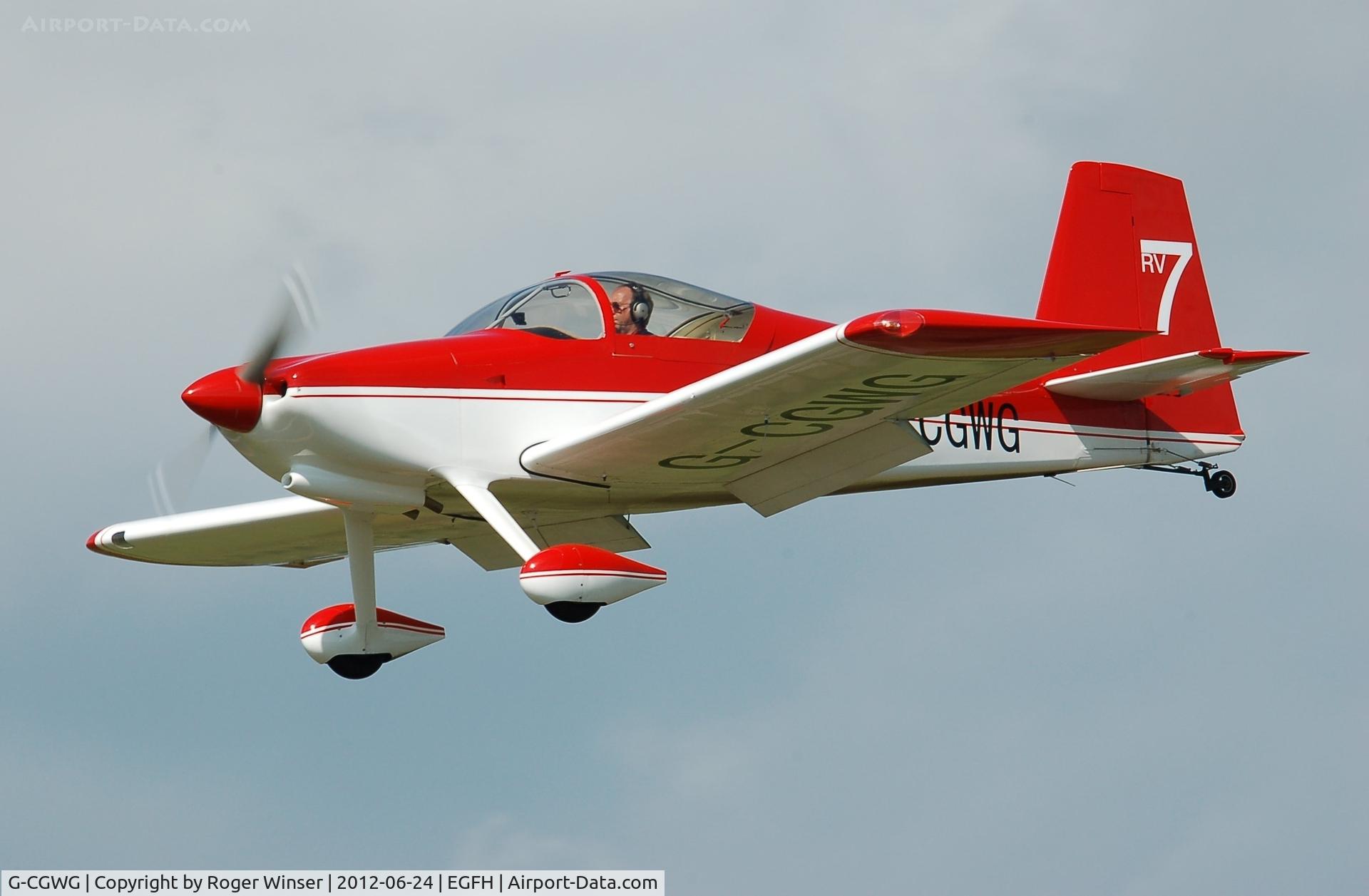 G-CGWG, 2011 Vans RV-7 C/N PFA 323-14486, Resident Vans RV-7.
