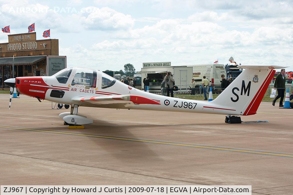 ZJ967, Grob G-109B Vigilant T1 C/N 6504, At RIAT 2009. Coded SM.