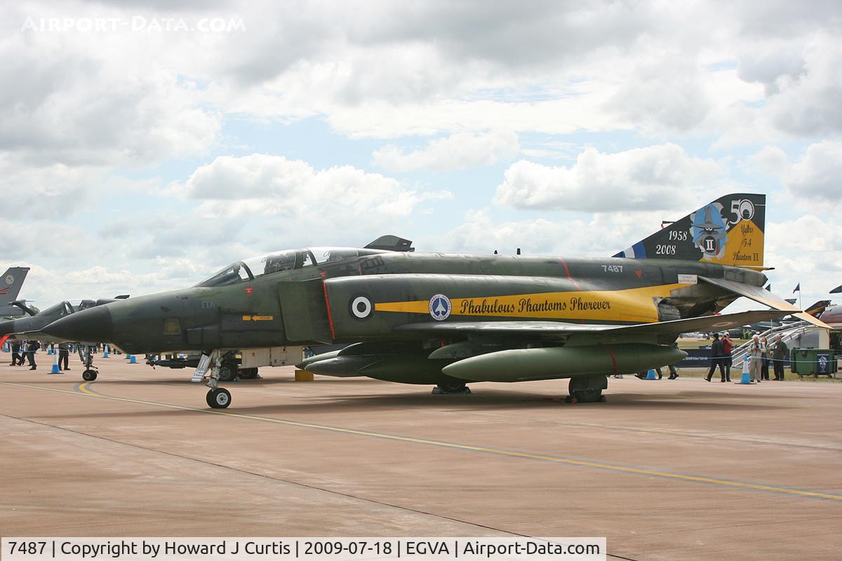 7487, McDonnell Douglas RF-4E Phantom II C/N 4101, At RIAT 2009. Hellenic Air Force.