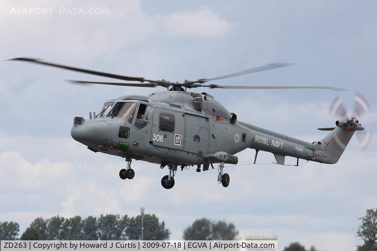 ZD263, 1983 Westland Lynx HAS.3S C/N 299, At RIAT 2009. 306/815 NAS.