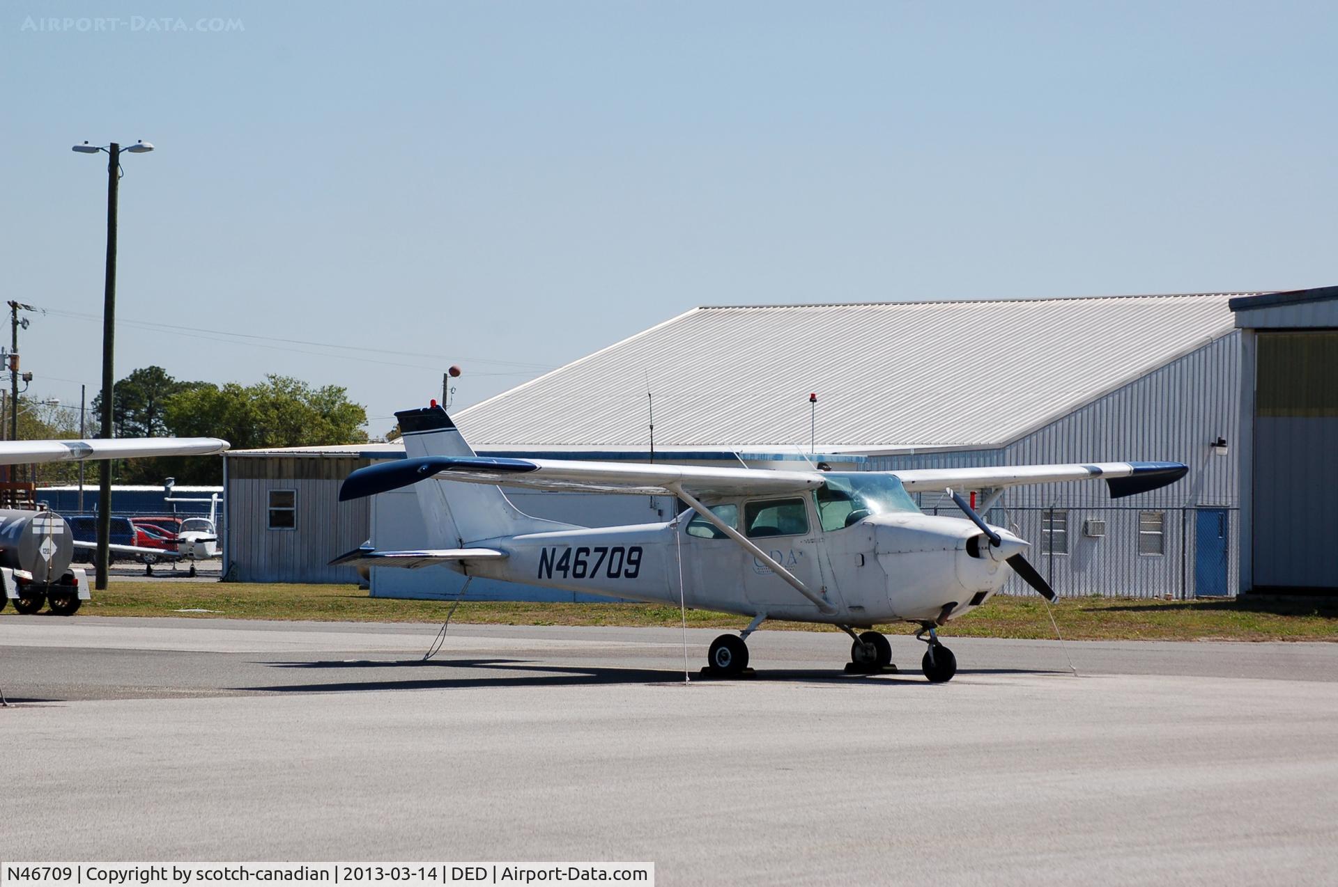 N46709, 1968 Cessna 172K Skyhawk C/N 17257443, 1968 Cessna 172K, N46709, at DeLand Municipal - Sidney H. Taylor Field, DeLand, FL