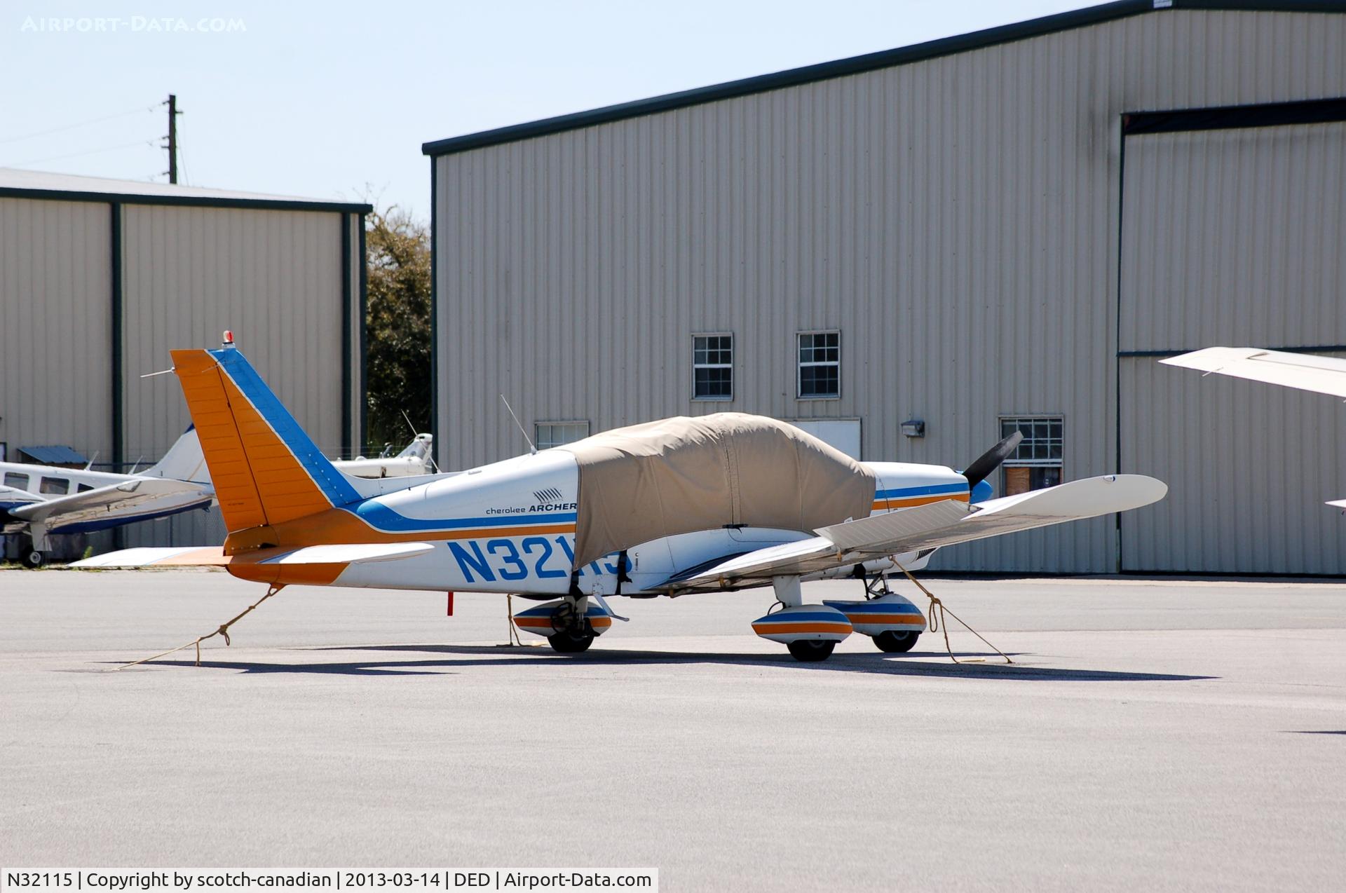 N32115, 1974 Piper PA-28-180 C/N 28-7505027, 1974 Piper PA-28-180, N32115, at DeLand Municipal - Sidney H. Taylor Field, DeLand, FL