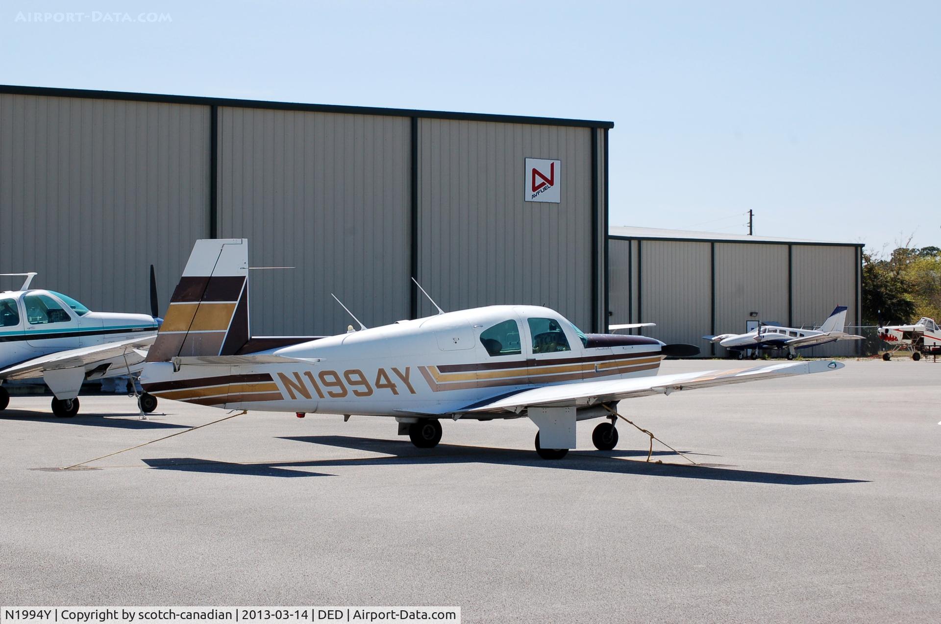 N1994Y, 1964 Mooney M20E C/N 281, 1964 Mooney M20E, N1994Y, at DeLand Municipal - Sidney H. Taylor Field, DeLand, FL