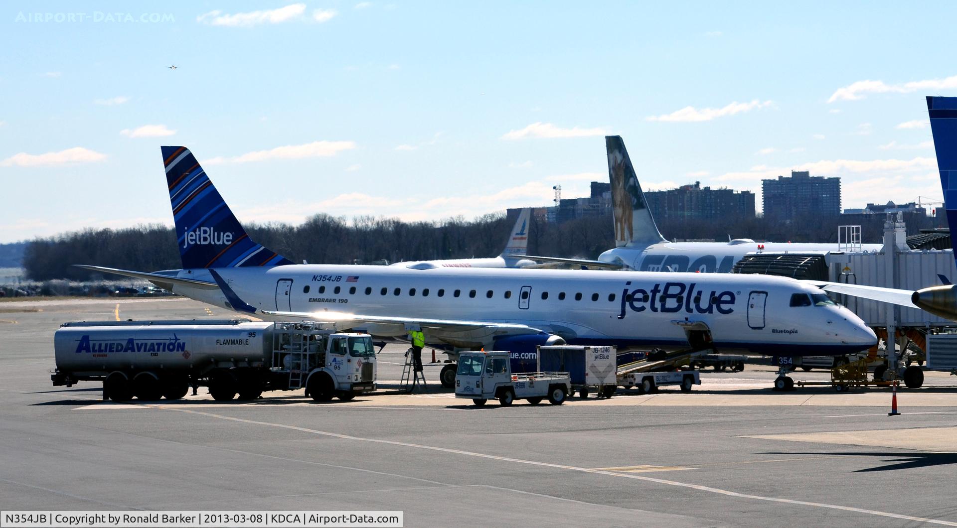 N354JB, 2013 Embraer 190AR (ERJ-190-100IGW) C/N 19000601, Bluetopia   First ERJ 190-100 delivered in 2013