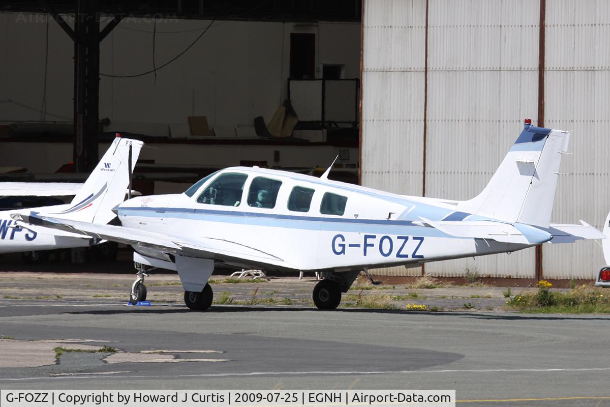 G-FOZZ, 1993 Beech A36 Bonanza 36 C/N E-2788, Privately owned.