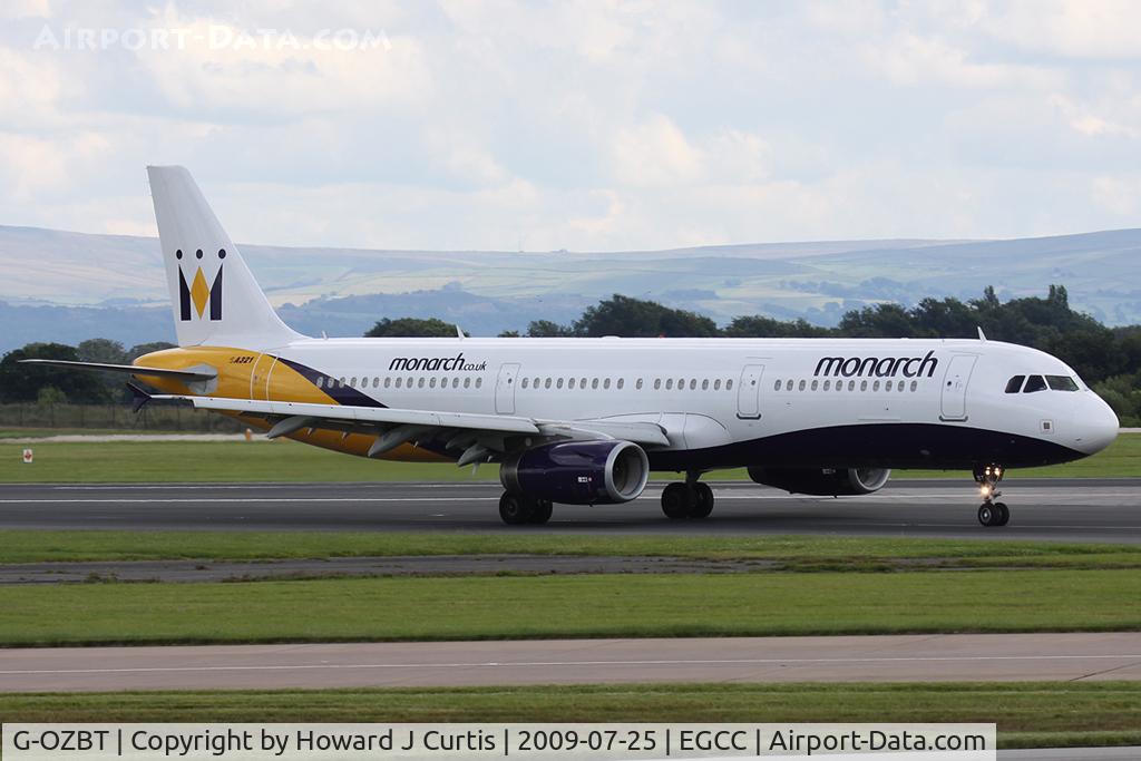 G-OZBT, 2008 Airbus A321-231 C/N 3546, Monarch Airlines.