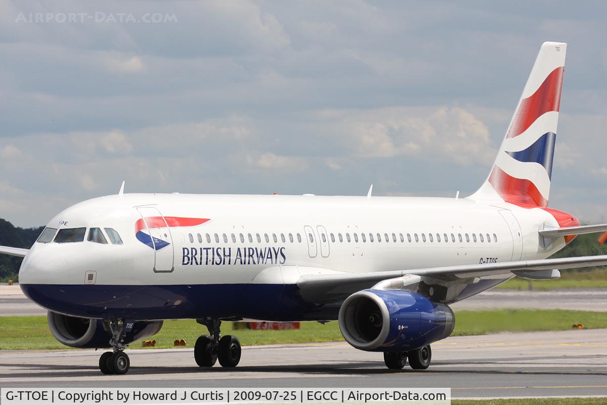 G-TTOE, 2002 Airbus A320-232 C/N 1754, British Airways.