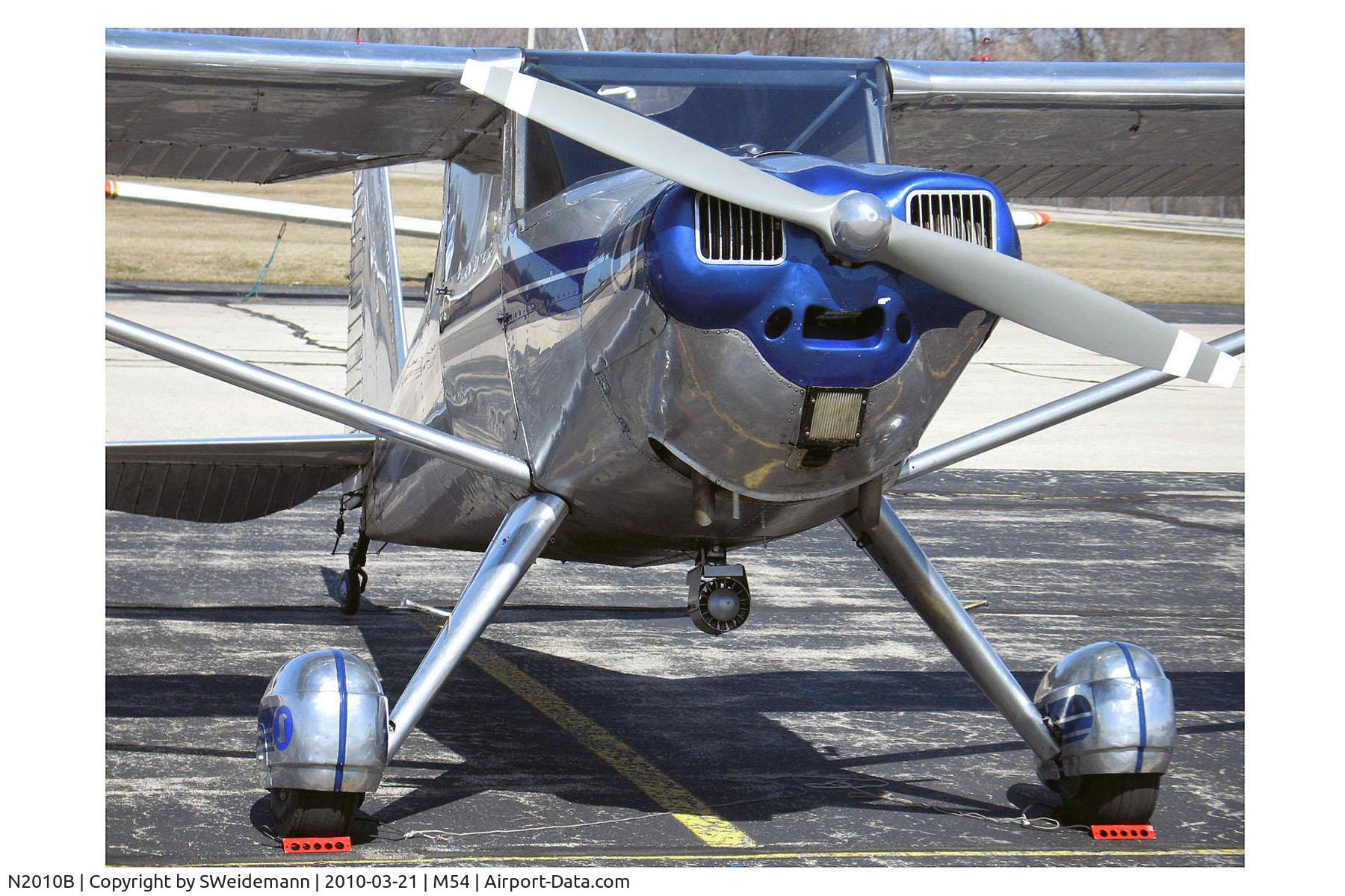 N2010B, 1948 Luscombe 8A C/N 6437, Skypal with pants, at Lebanon TN