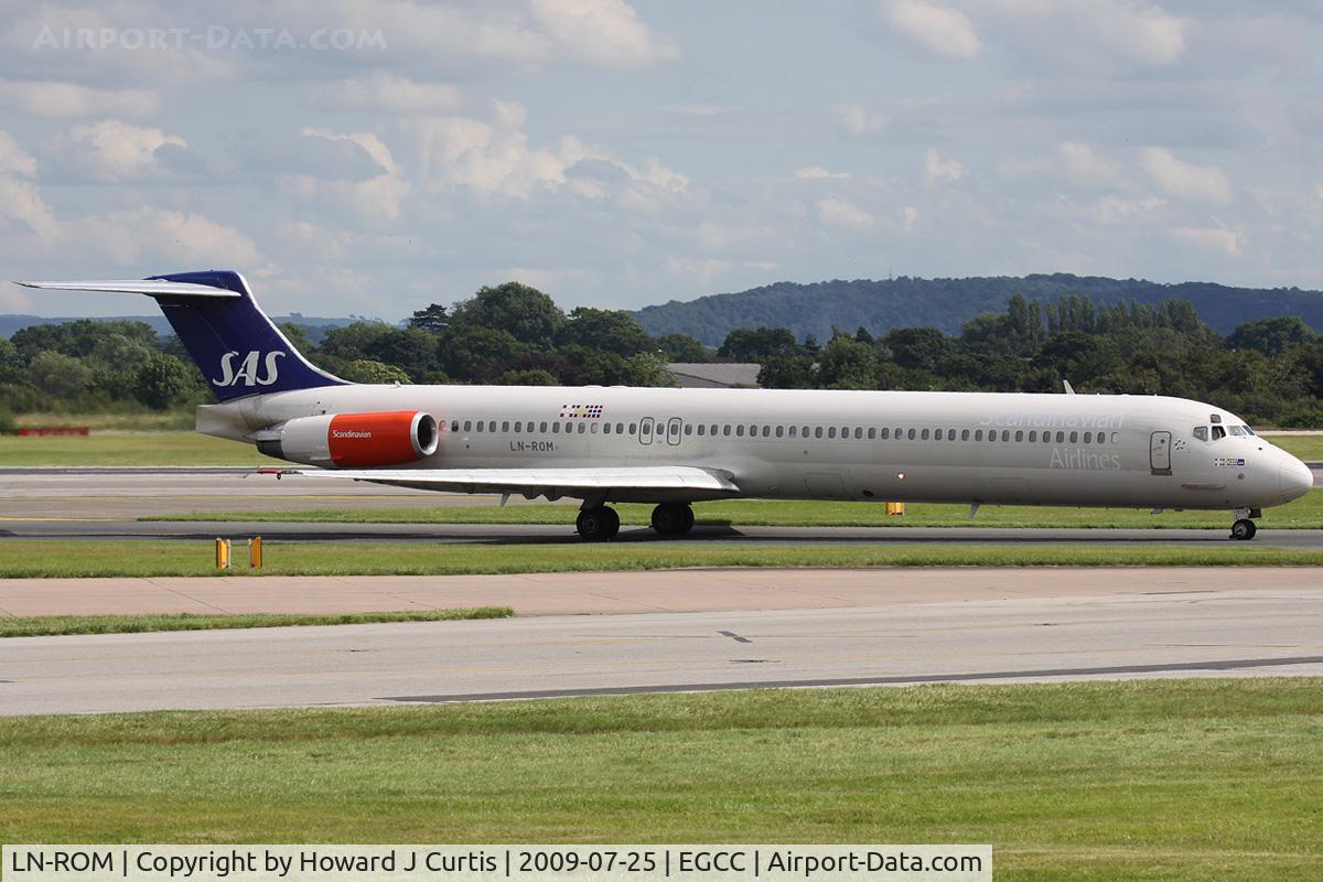 LN-ROM, 1991 McDonnell Douglas MD-81 (DC-9-81) C/N 53008, Scandinavian Airlines.