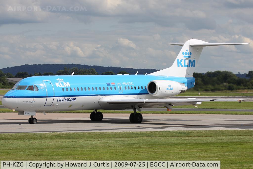 PH-KZG, 1996 Fokker 70 (F-28-0070) C/N 11578, KLM Cityhopper