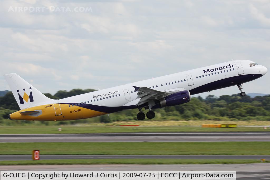 G-OJEG, 1999 Airbus A321-231 C/N 1015, Monarch Airlines.