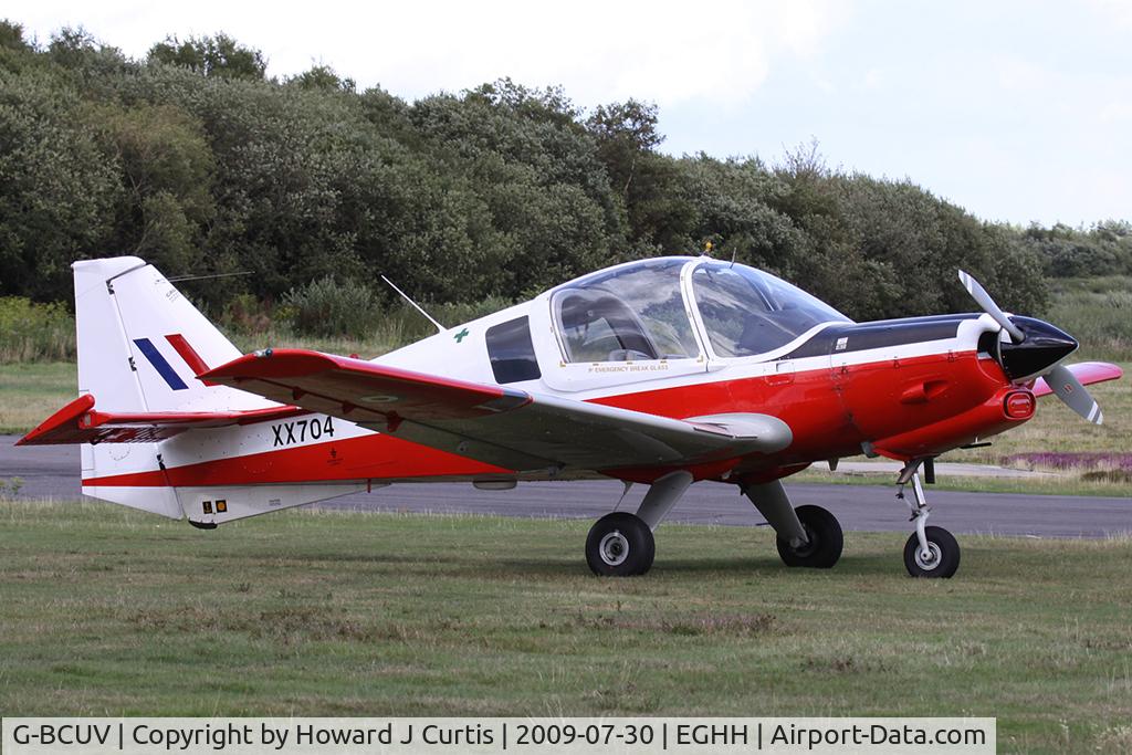 G-BCUV, 1975 Scottish Aviation Bulldog Series 120 Model 122 C/N BH120/376, Painted in false marks as 'XX704'.