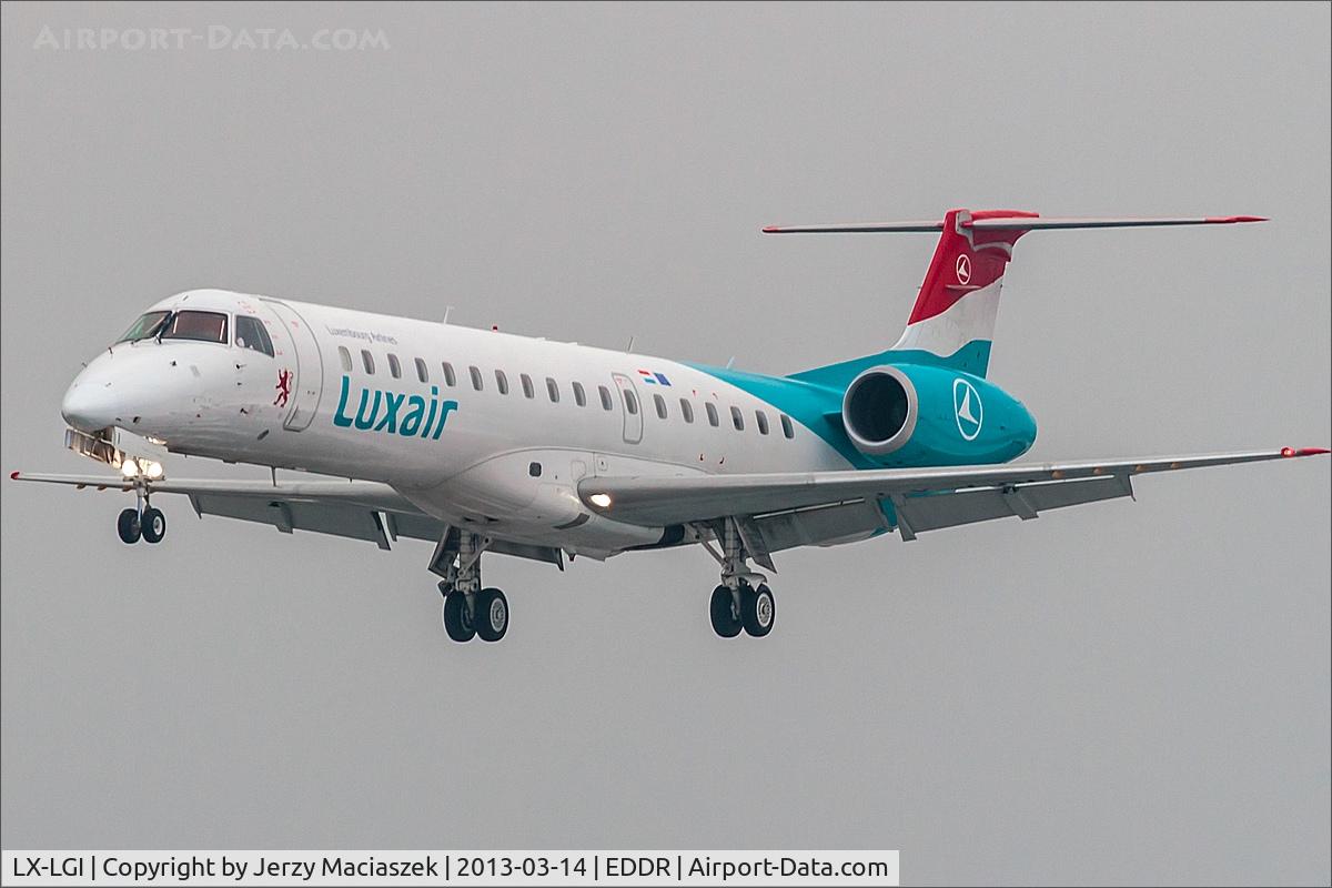 LX-LGI, 2000 Embraer EMB-145LU (ERJ-145LU) C/N 145369, Embraer ERJ 145LU
