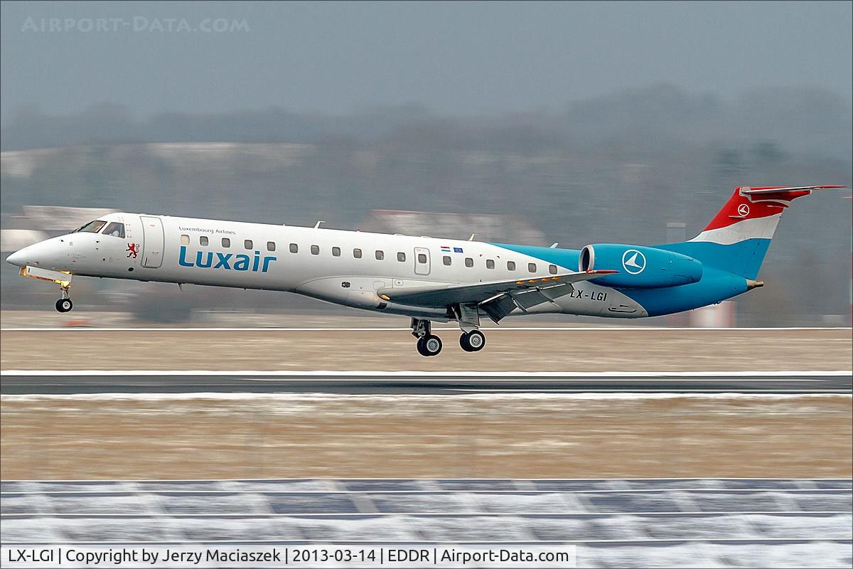 LX-LGI, 2000 Embraer EMB-145LU (ERJ-145LU) C/N 145369, Embraer ERJ 145LU